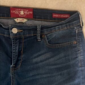 Lucky Brand Women's Dark Blue Straight Leg Jeans